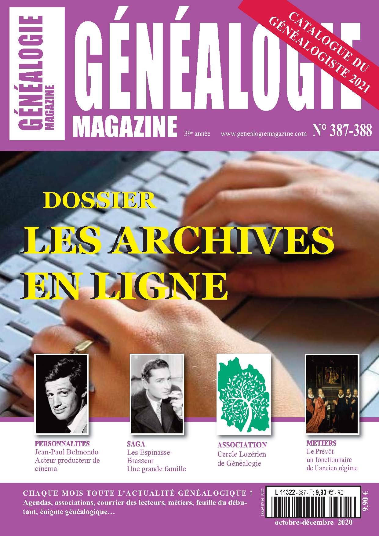 Découvrez le n° 387-388 de Généalogie Magazine